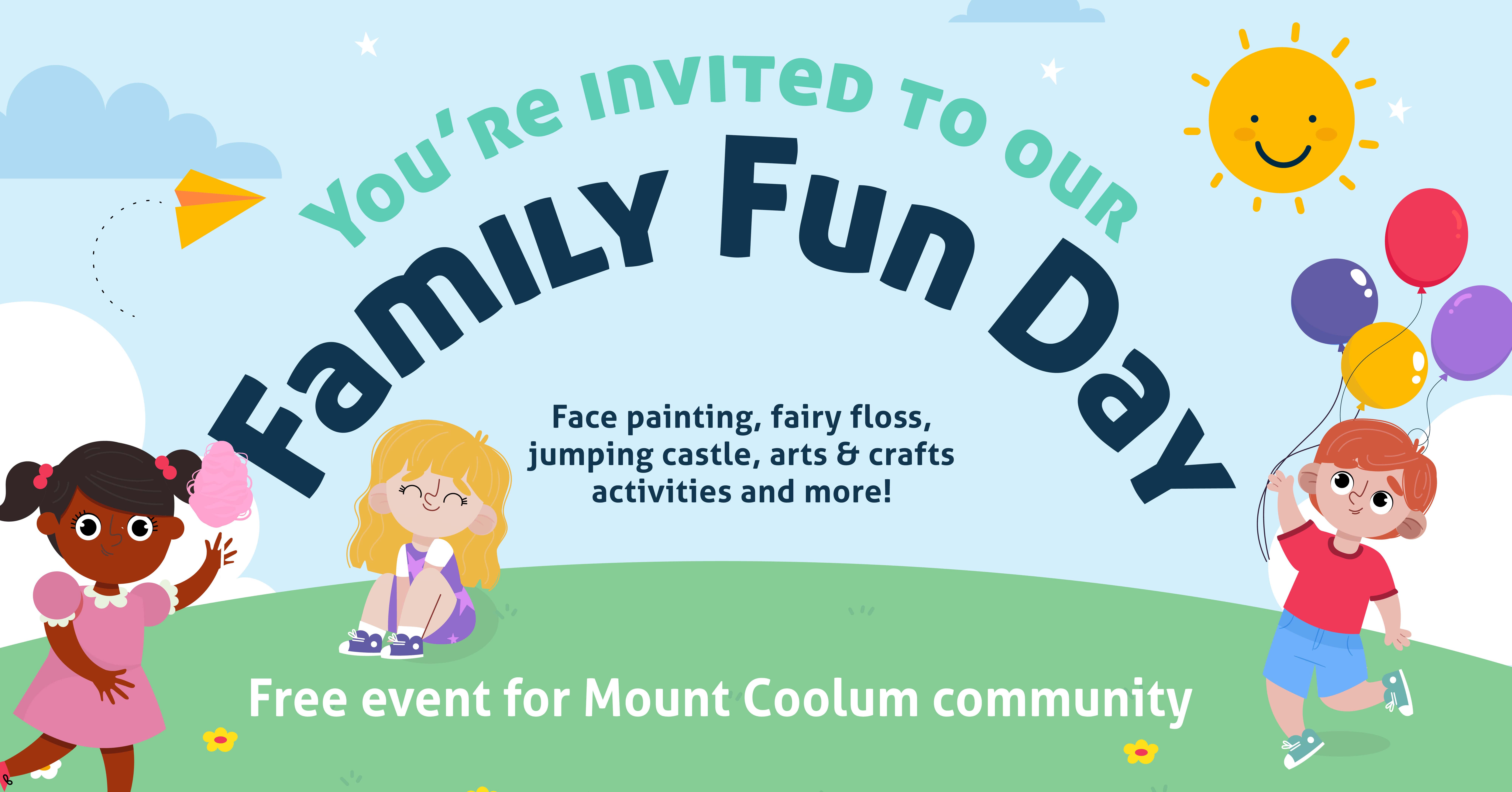 Come along to our family fun day